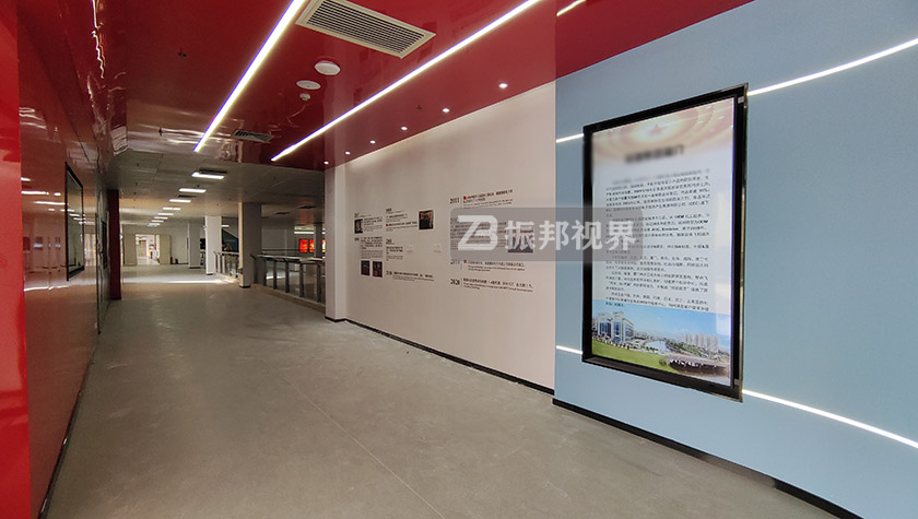 企業(yè)多媒體展廳設(shè)計效果圖